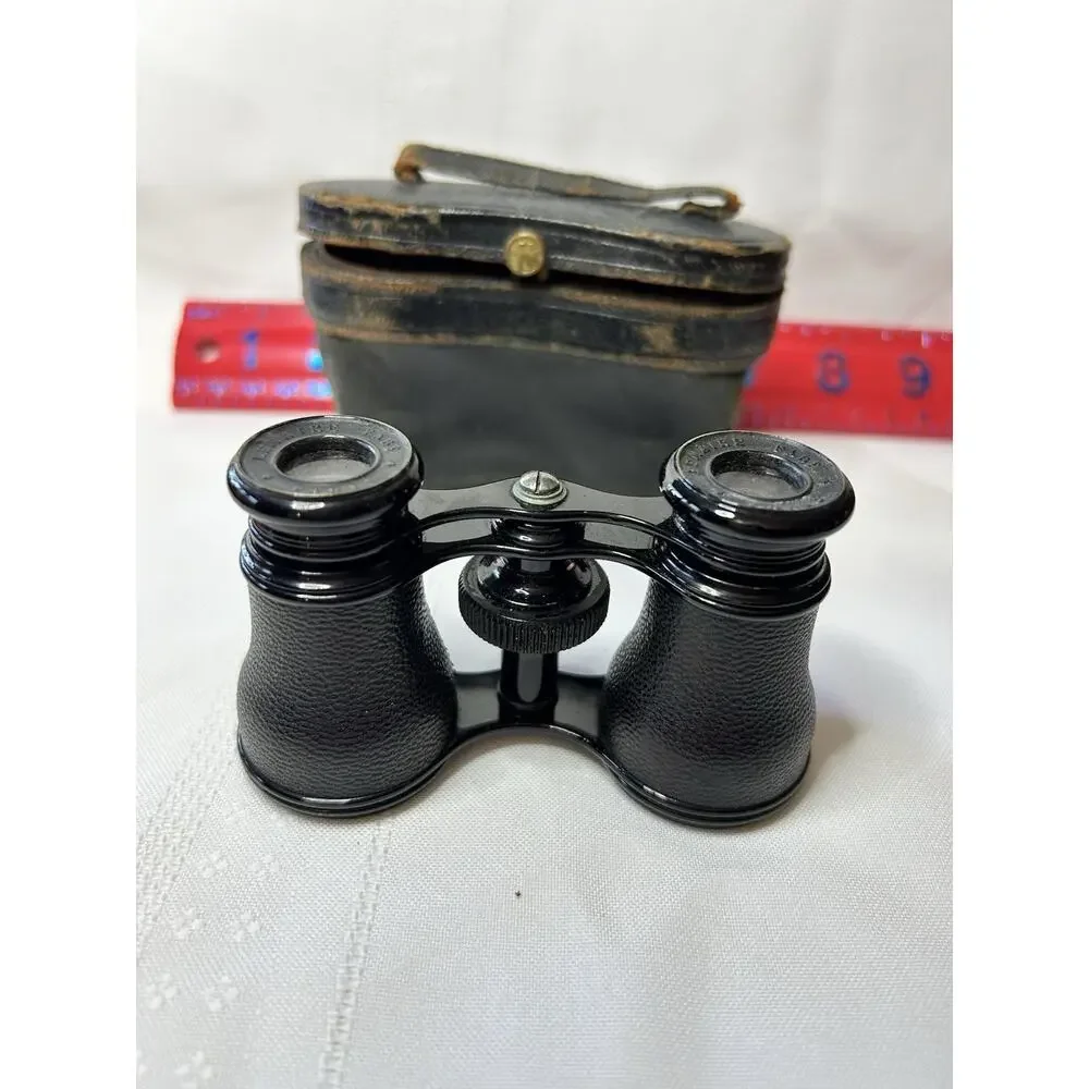 Antique Lemaire Fabt Paris Opera Glasses with Case - French Binoculars c. 1880's